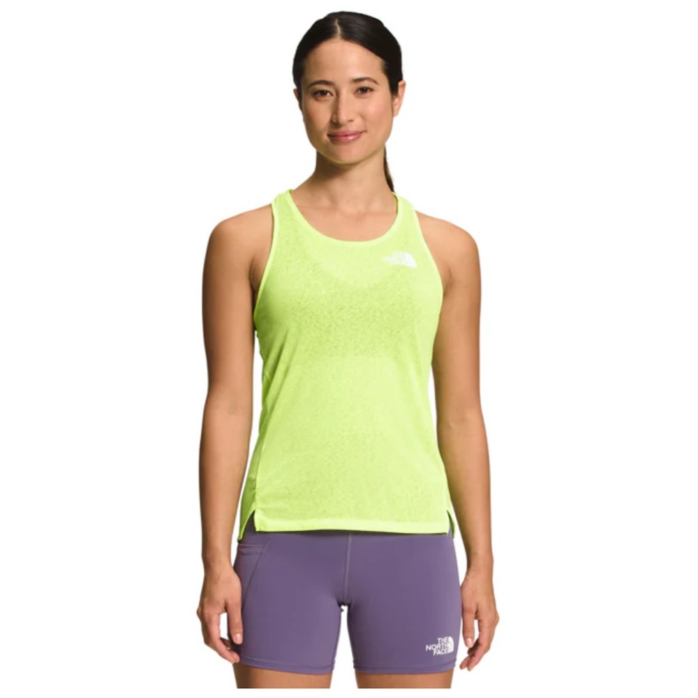 The North Face Womenβs Sun-riser Runner Tank.β Lime Green. Size XS (729)
